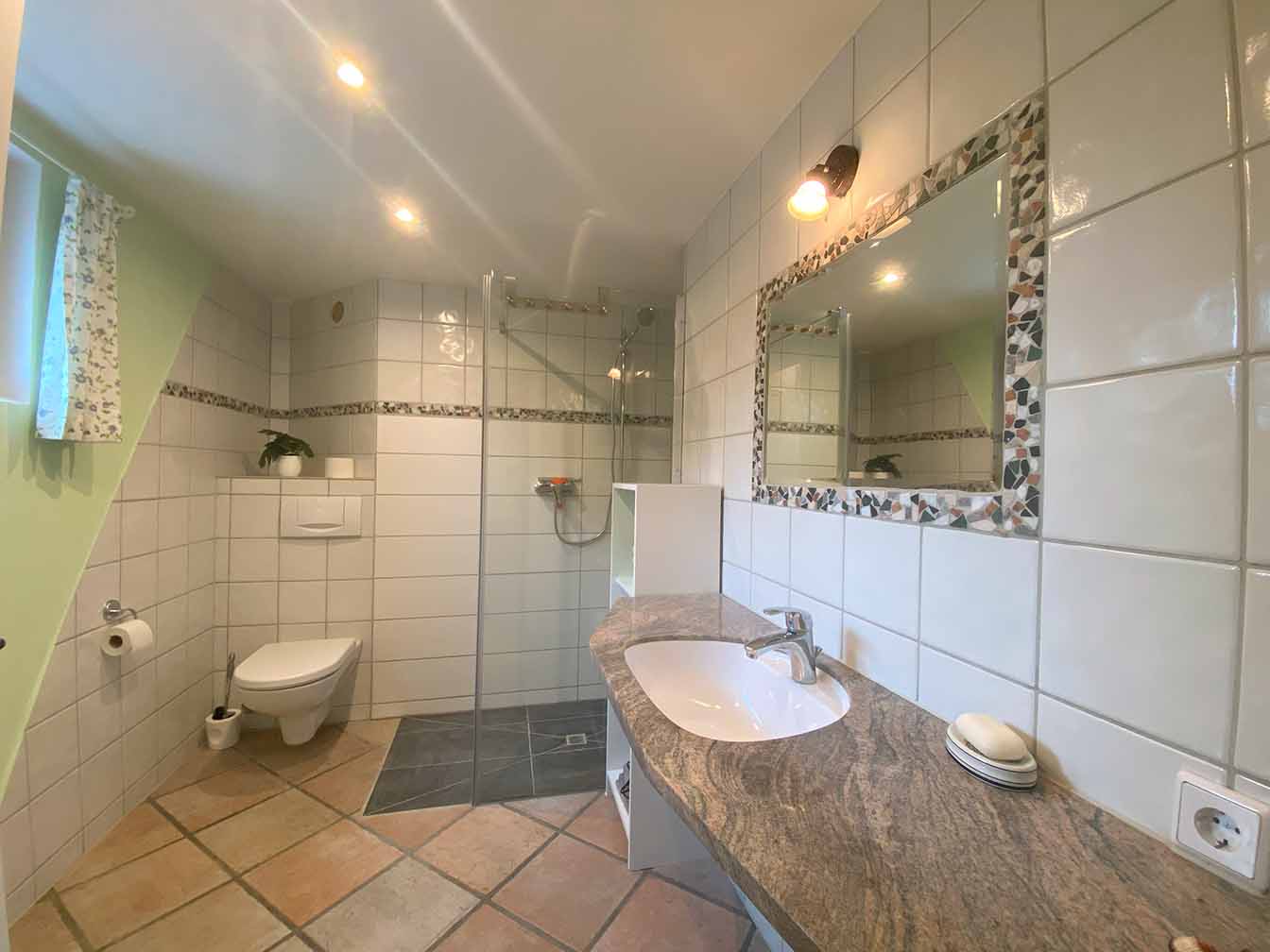 Seeweg Ferienwohnung Badezimmer