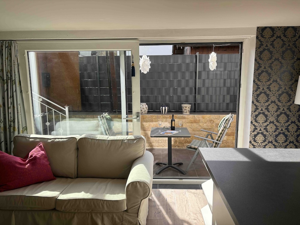 Seeweg Fenster Wohnzimmer